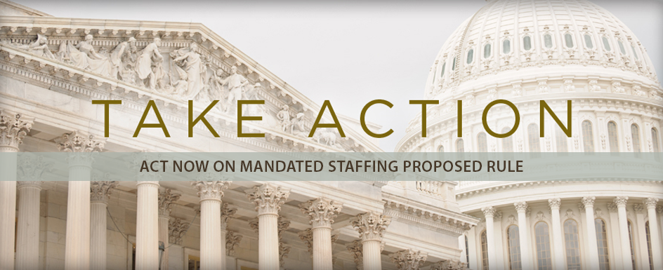 Take action now on staffing mandate slider
