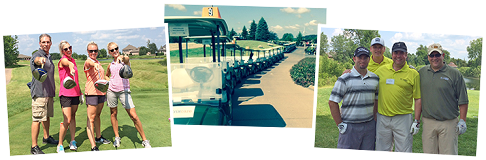 golf collage